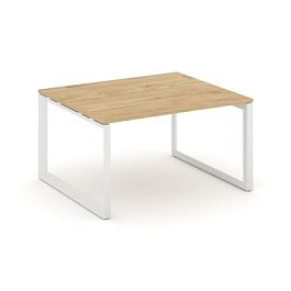 Style Project Next Стол переговорный SN-59O.SPRG-032.3 Тиквуд Светлый/Металл Белый 1180*1180*750 - Фото предпросмотра