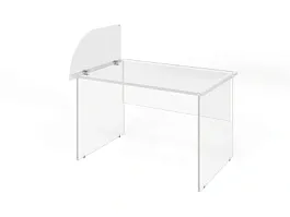 ЛАЙТ / LIGHT RLG056 Перегородка 1,6x80x40 Белый - Фото предпросмотра