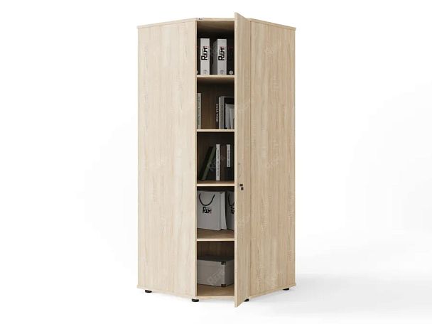 ЛАЙТ / LIGHT RLG054-8x8 Угловой шкаф 80x80x183 Дуб Сонома - Вид 2