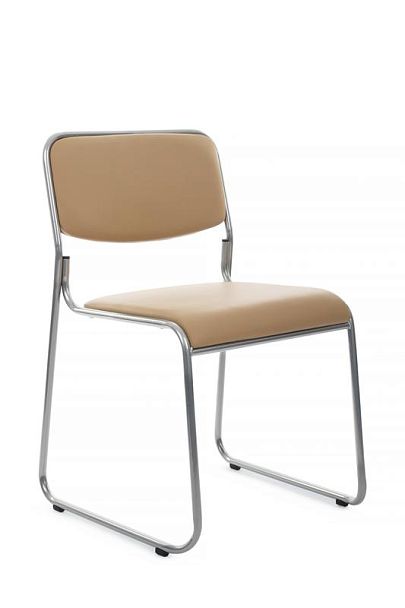 Кресло Nix RCH OMKL-02 Бежевый/Металл окрашенный Хром - Вид 1