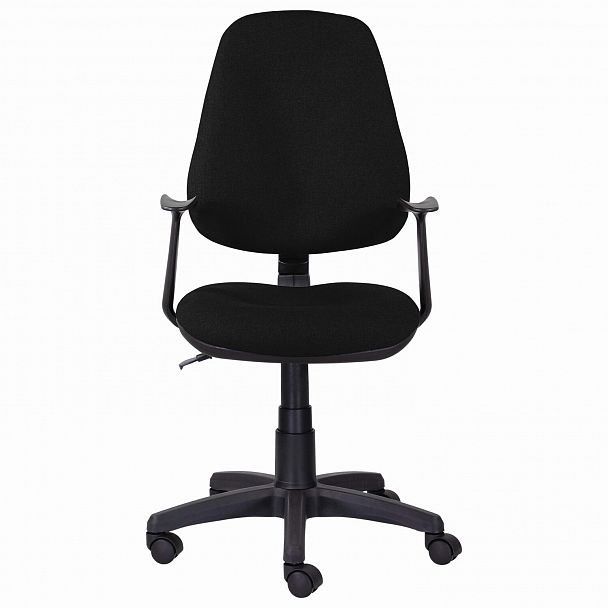 Кресло BRABIX "Comfort MG-321", регулируемая эргономичная спинка, ткань, черное, 532556 - Вид 6