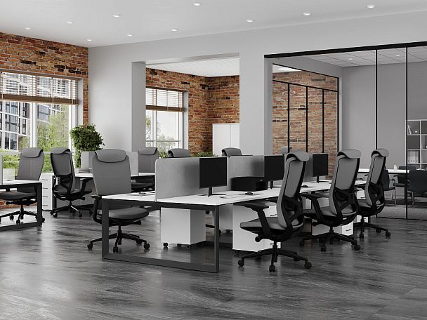 Style Project Next Брифинг-приставка SN-59O.BR-002 Антрацит/Металл Черный 780*600*750 - Вид 4