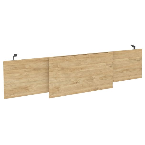 Onix Direct Царга стола руководителя O.M-CSR-6 Тиквуд светлый/Антрацит металл 1740*450*54 - Вид 1