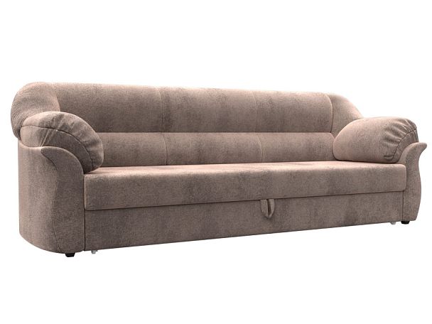Диван прямой Карнелла Велюр бежевый - Вид 1