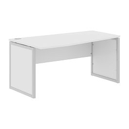 Стол эргономичный XQPCT 169(L) Белый/Алюминий 1600х900х750 XTEN-QP - Фото предпросмотра