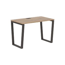 Стол прямой EVST 1167 Дуб Денвер светлый/Мокко 1160х670х750 EDIS - Фото предпросмотра