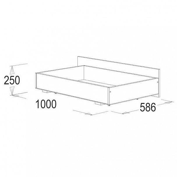 Ящик выкатной "Ольга 1Н" - Вид 2