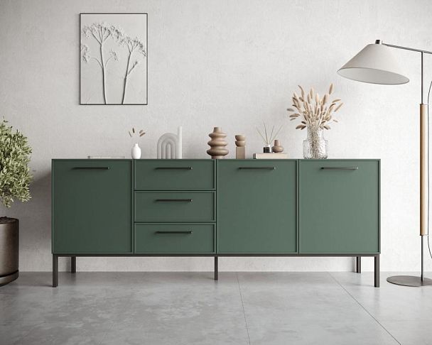 Комод с тремя дверками и тремя ящиками Nicole арт NEM07G - Вид 6