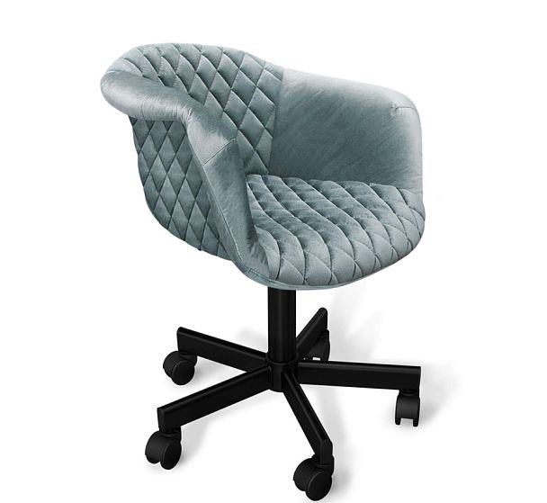 Стул подъемно-поворотный Sheffilton SHT-ST31-C4/S120M аквамарин/черный муар - Вид 1