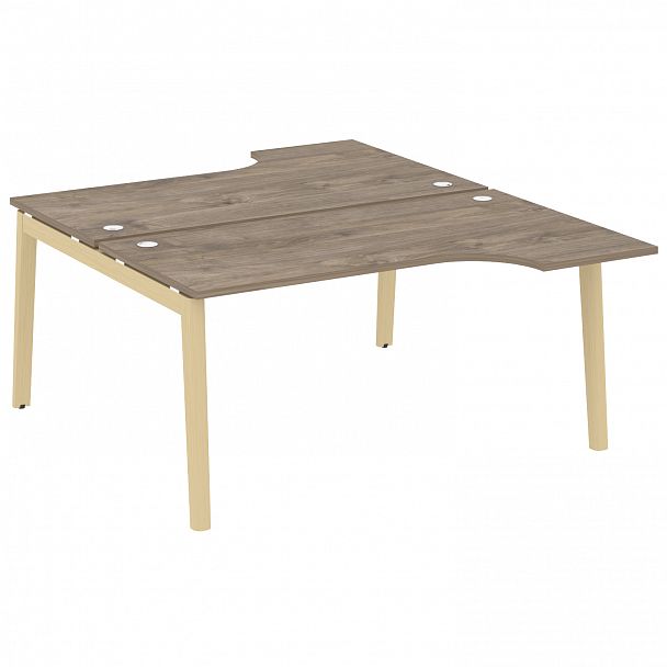 Рабочая станция "Onix wood" OW.D.SA-1 тиквуд темный/дуб светлый - Вид 1