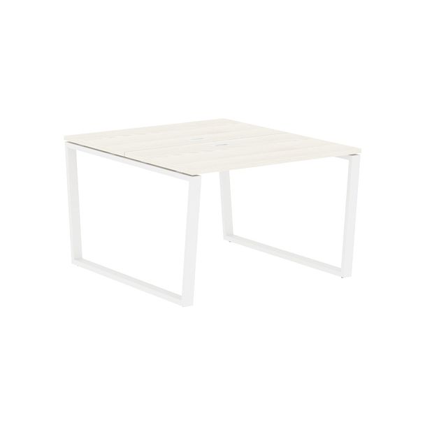 Стол 2-х местный EVWST 1113 Ясень Траун/Белый 1160х1346х750 EDIS - Вид 1
