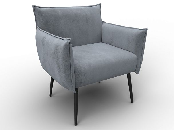 Кресло Лига-083 Велюр серый - Вид 6
