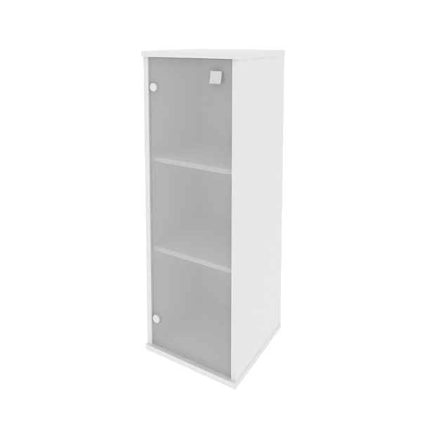 Style Шкаф средний узкий левый Л.СУ-2.4 (L) Белый 412*410*1215 - Вид 1