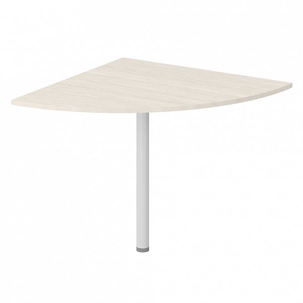 Брифинг приставка, столешница 25 мм "Логистика" ПК-ЛОГ-ПР80Х80УБ/Т/25-В1-30 дуб альпийский - Вид 1