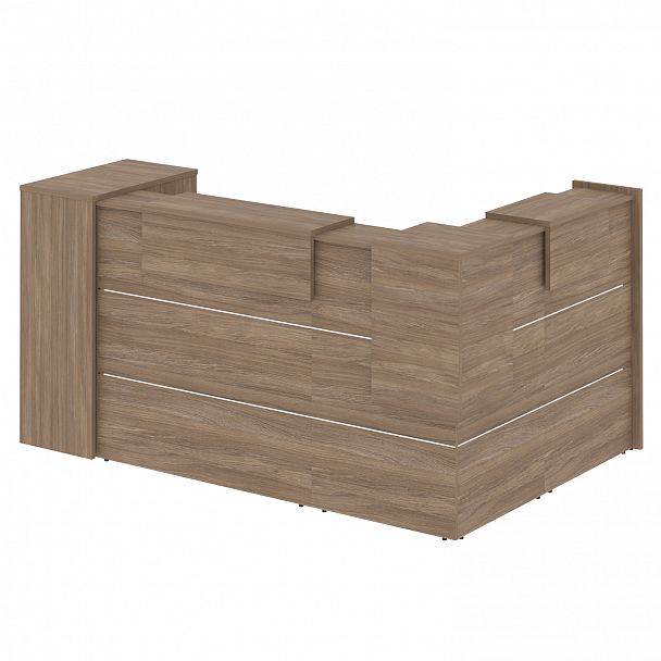 Ресепшн Г-образный "Onix" O.R-K-25 дуб аризона - Вид 2