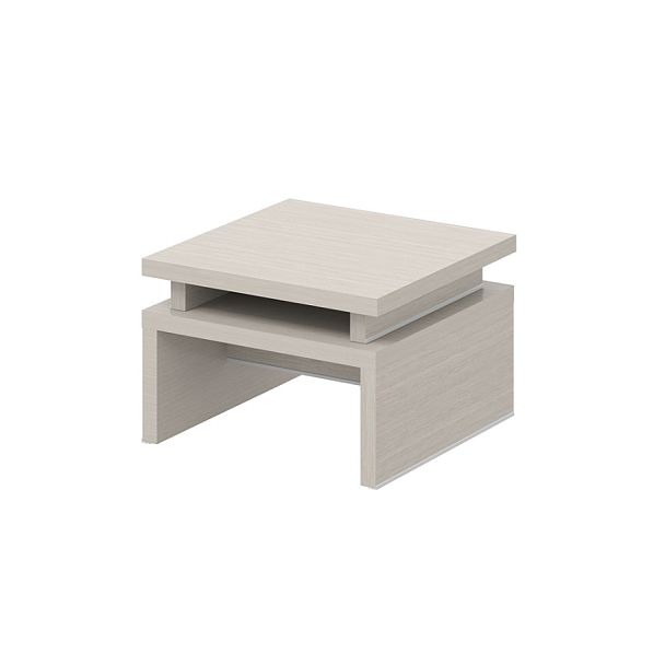 Стол кофейный "Дипломат"  ПК-ДП-СТ60Х60/Д-В2-1247 дуб беленый новый - Вид 1