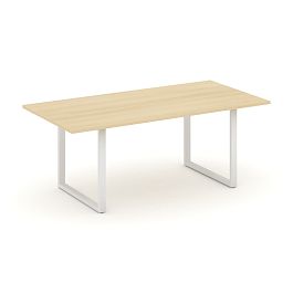 Style Project Direct Direct Стол переговорный SN-6O.SPRG-198.3 Акация Лорка/Металл Белый 1980*980*750 - Фото предпросмотра