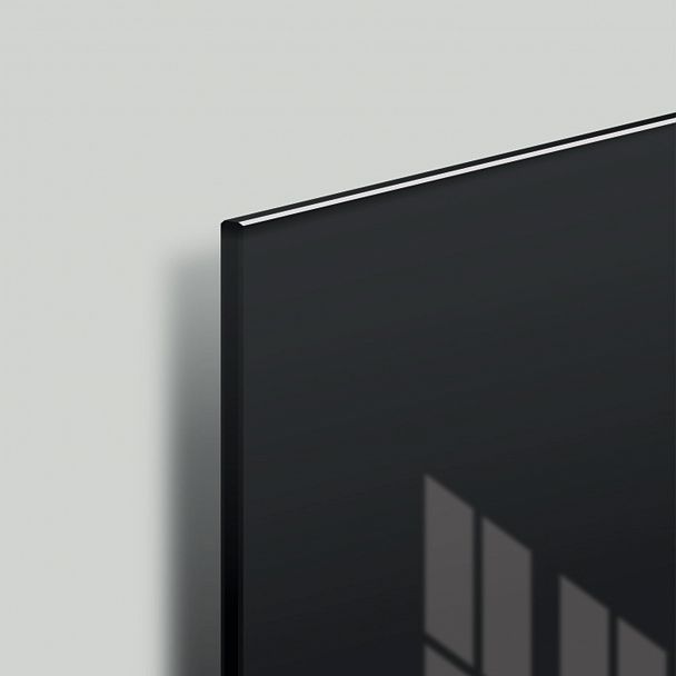 Доска магнитно-маркерная стеклянная 40х60 см, 3 магнита, ЧЕРНАЯ, BRAUBERG, 236745 - Вид 6