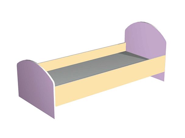 Кровать детская КЛД-002,1200 полукруг - Вид 3