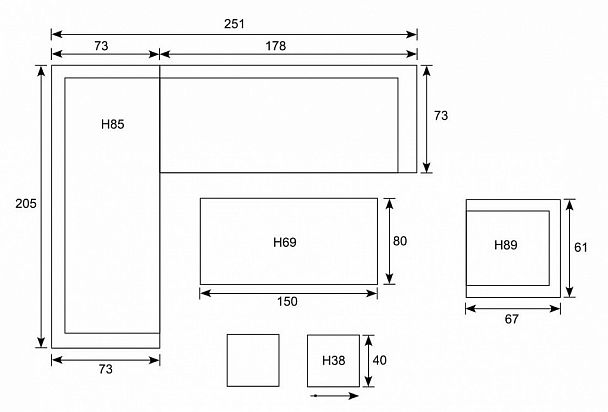 Набор уличный Genry - Вид 10
