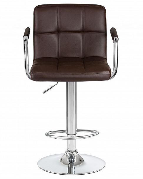 Стул барный DOBRIN KRUGER ARM (коричневый) - Вид 6
