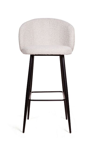 Стул полубарный Vito, букле белый / опора конус - Вид 2