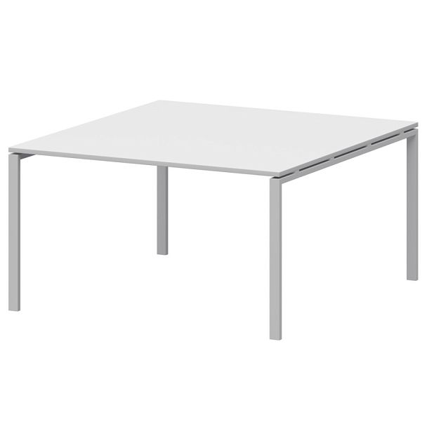 Стол переговорный на металлокаркасе АМП-005.123 Белый/Белый 1800x1236x760 Арго-М - Вид 1