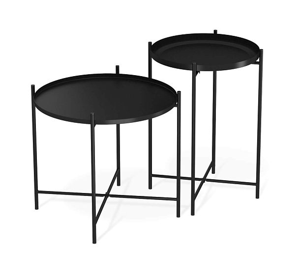 Столик журнальный Sheffilton SHT-CT8/CT8-2 черный муар - Вид 2