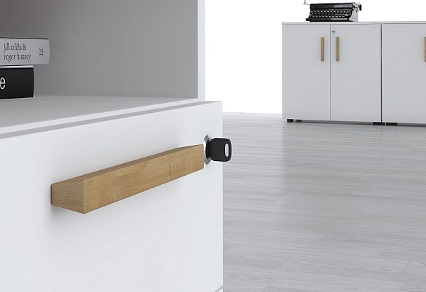 Стол FRST 1250 Дуб Гамильтон/Антрацит-Бук 1250х1250х733 FORTA - Вид 8