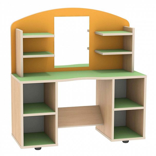 Игровой уголок Парикмахерская (Подставка для игрушек и пособий П 7) - Вид 2