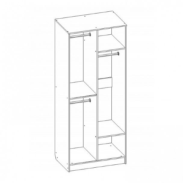 Шкаф для одежды "Консул" Г6.08 - Вид 3
