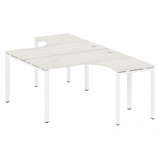 Рабочая станция "Metal System" БП.РАС-СА-2.3 дуб наварра/белый - Вид 1