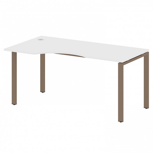 Стол "Metal System" БП.СА-1 белый/мокко - Вид 2