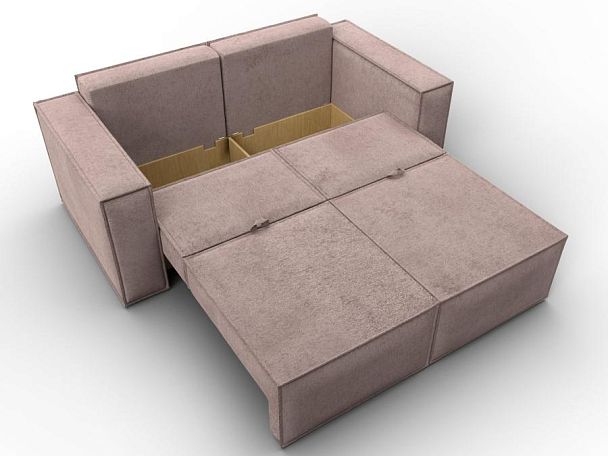 Диван прямой Куба мини Велюр бежевый - Вид 8