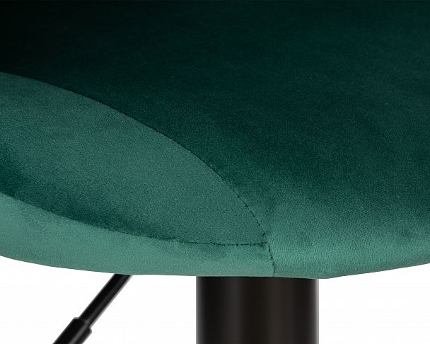 Стул барный DOBRIN LOGAN BLACK (зеленый велюр (MJ9-88)) - Вид 7