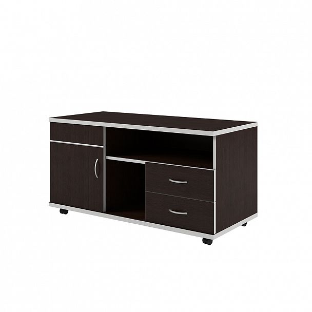 Приставка подкатная Zoom 122x53x61 тёмный дуб - Вид 1