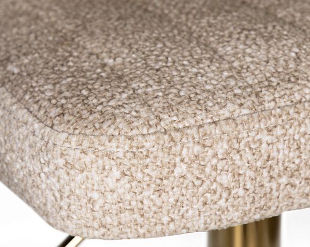 Стул барный DOBRIN CHARLY GOLD (бежевый твид (LEO26)) - Вид 7