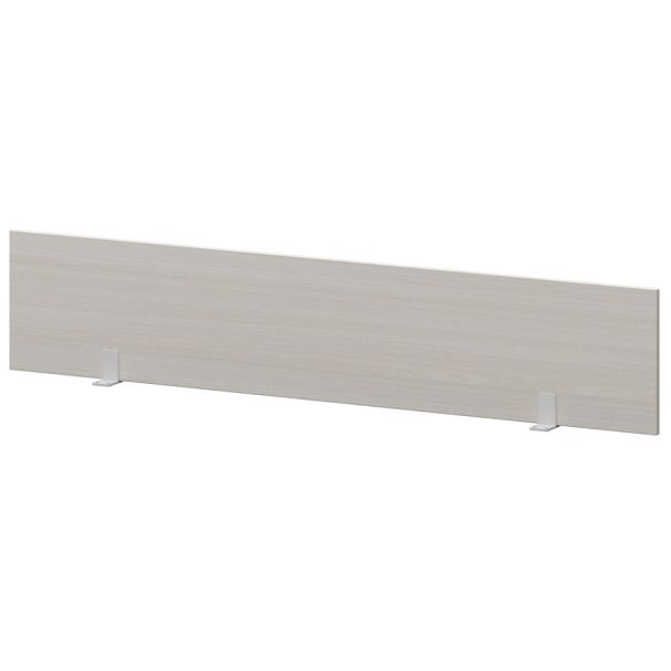 Экран для одиночного стола СМЭ18-18 Ясень шимо/Белый 1800x18x350 Арго-М - Вид 1