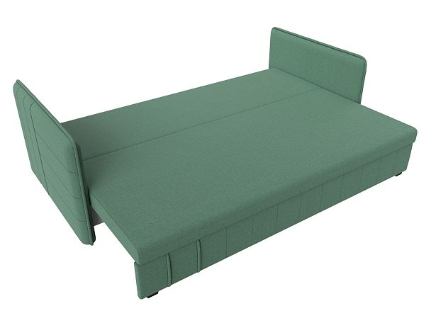 Диван прямой Слим Рогожка зеленый - Вид 8