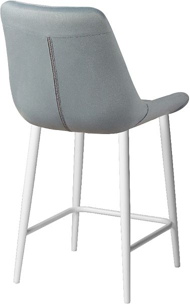 Комплект полубарных стульев Эйден, Confetti dusty blue/белый, 2 шт. - Вид 4