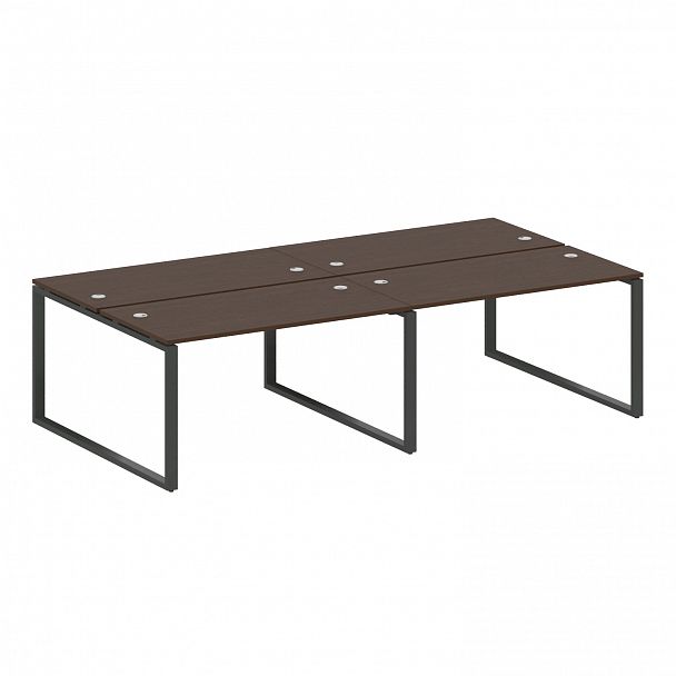 Рабочая станция "Metal System" БО.СМ-4.3 венге/антрацит - Вид 1