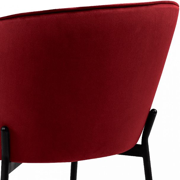 Комплект кухонных стульев Миэль бордовый велюр/черный, 4 шт. - Вид 10