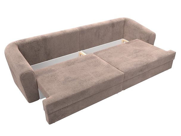 Диван прямой Милтон Велюр бежевый - Вид 8
