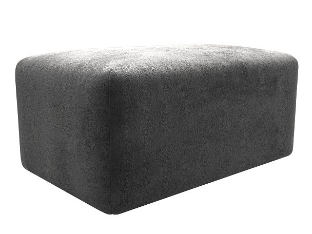 Модуль пуф Лига-060 НПБ Велюр серый - Вид 4