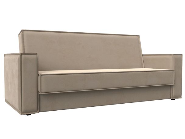 Диван-книжка Куба Велюр бежевый - Вид 1