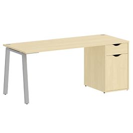 Home Office Стол письменный VR.SP-3-178.1.A Клён/Серый металл 1780*720*750 - Фото предпросмотра