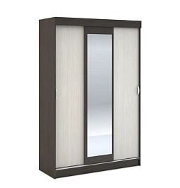 Шкаф-купе "Бася" 2.3м В Венге/Белфорд с зеркалами - Фото предпросмотра