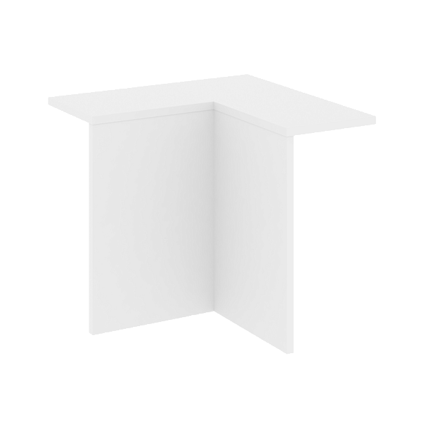 Onix Накладка угловая высокая внутренняя левая O.R-NU.V.VNU (L) Белый бриллиант 759*759*674 - Вид 1