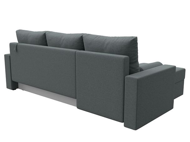 Диван угловой Верона Лайт левый угол Рогожка серый - Вид 6