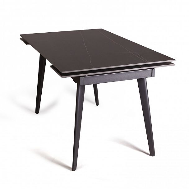 Стол раскладной Buren (140+30+30) керамика черный - Вид 14